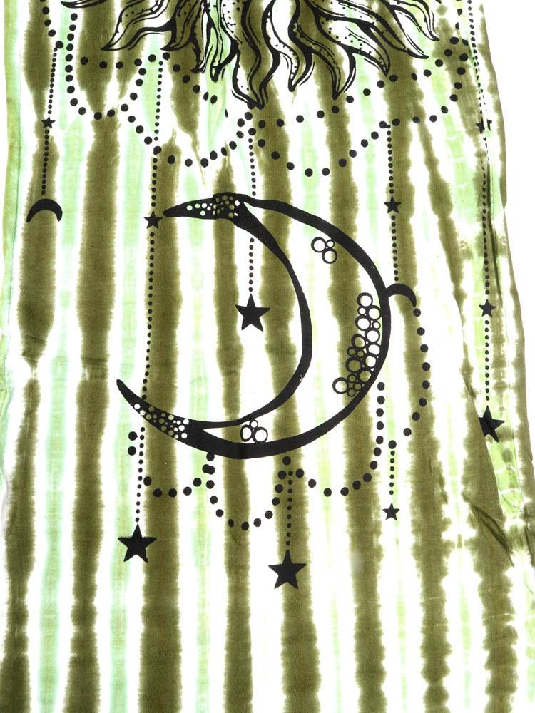 Pantalón amplio tie dye sol y luna en contraste PAEV76