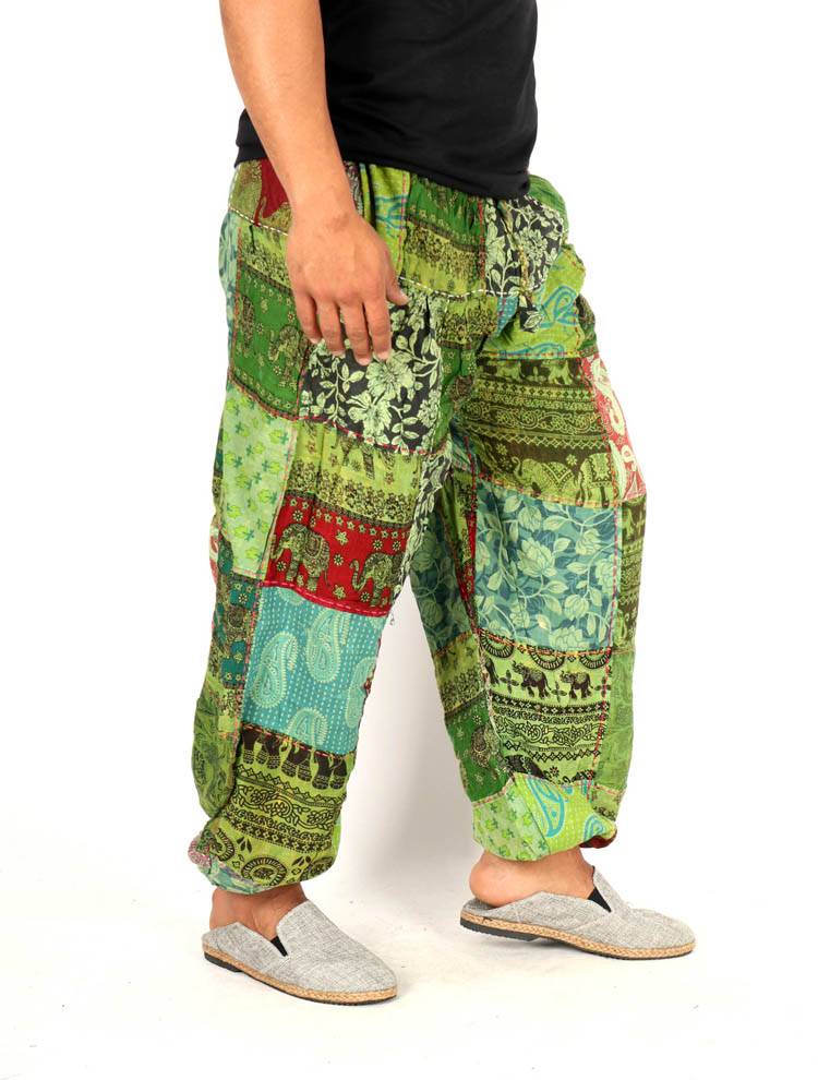 Jogger patchwork unisex con esencia artesanal PAEV77