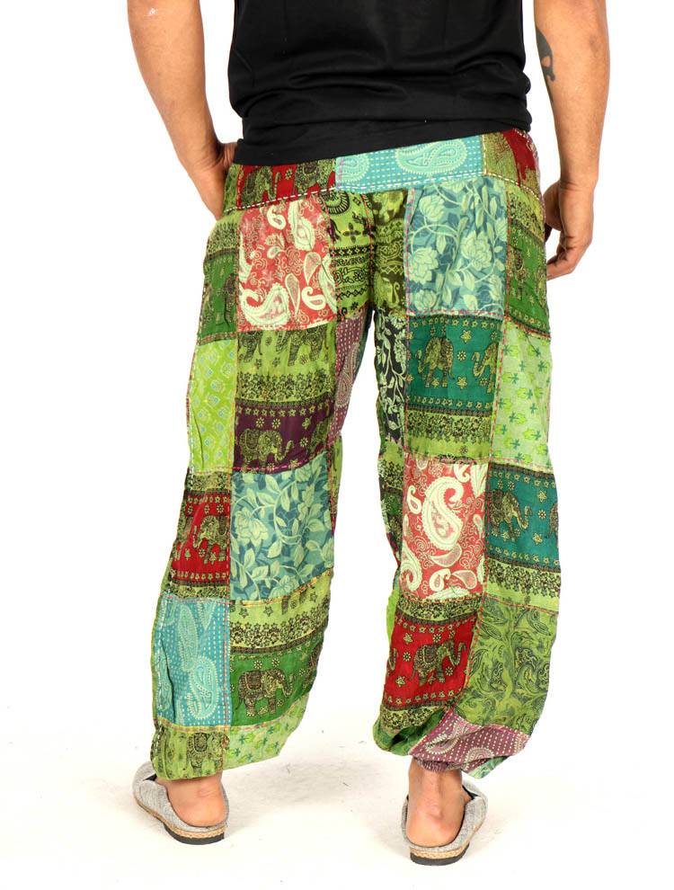 Jogger patchwork unisex con esencia artesanal PAEV77