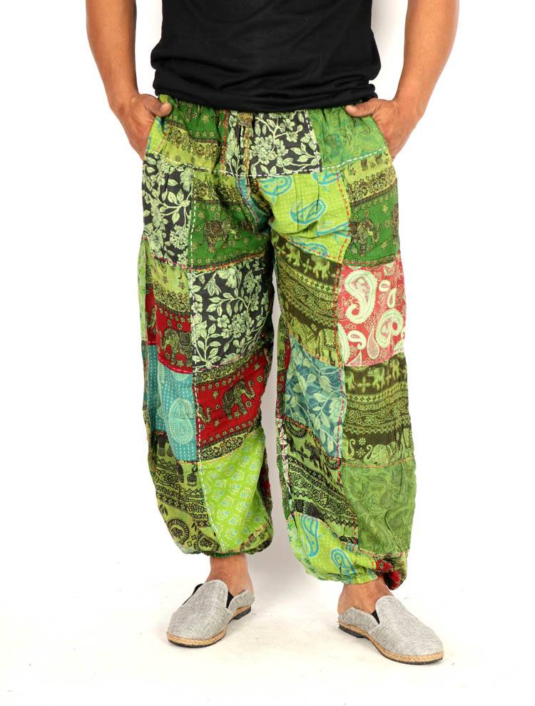 Jogger patchwork unisex con esencia artesanal PAEV77