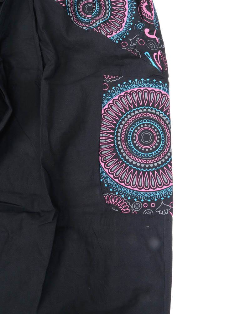 Pantalón jogger unisex con detalles étnicos PAEV81