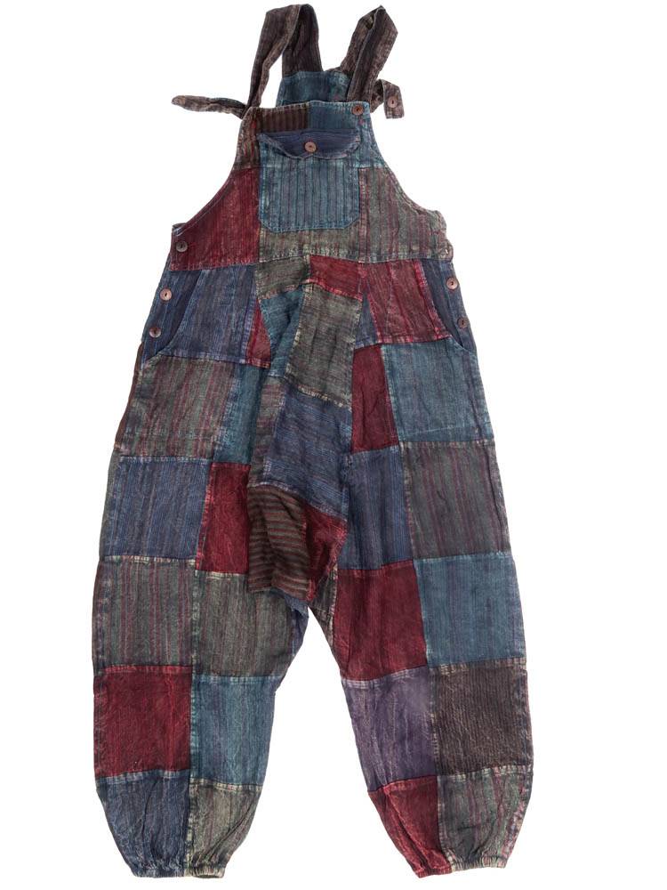 Peto Hippie patchwork Rayas PAHC38 color Azul