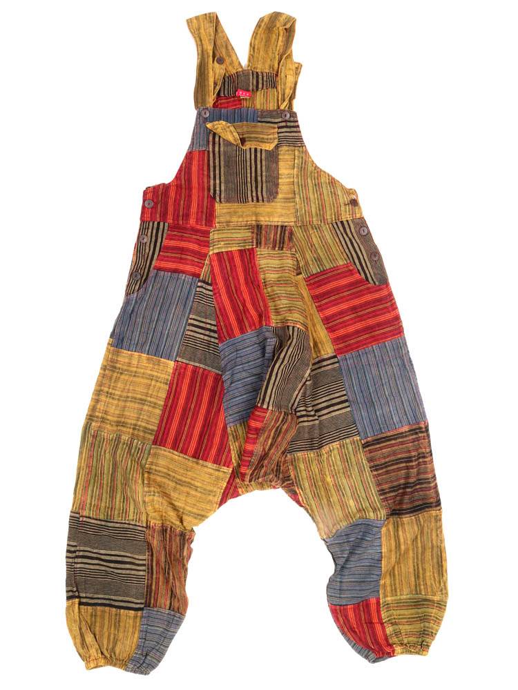 Peto Hippie patchwork Rayas PAHC38 color Verde