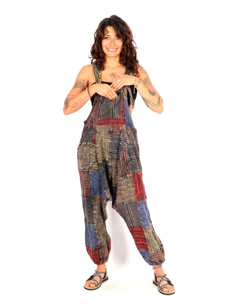 Peto Hippie patchwork Rayas PAHC38
