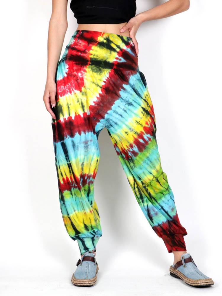 Pantalón Hippie Tie dye [PAHC47] para comprar al por Mayor o Detalle en la categoría de Pantalones Hippies Yoga