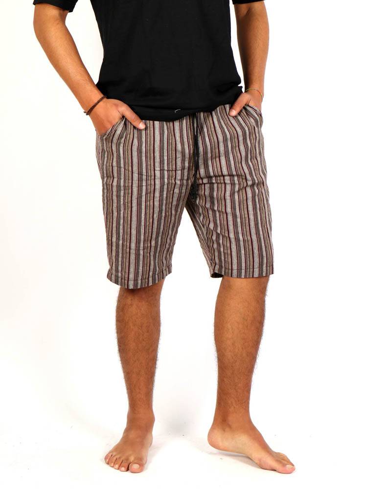 Pantalón hippie corto de Rayas [PAHC50] para comprar al por Mayor o Detalle en la categoría de Pantalones Hippies