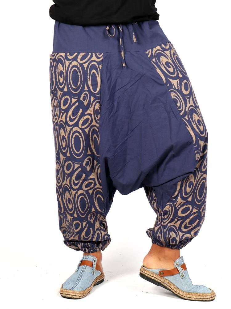 Pantalón Hippie étnico de tiro bajo [PAHC52] para comprar al por Mayor o Detalle en la categoría de Pantalones Hippies