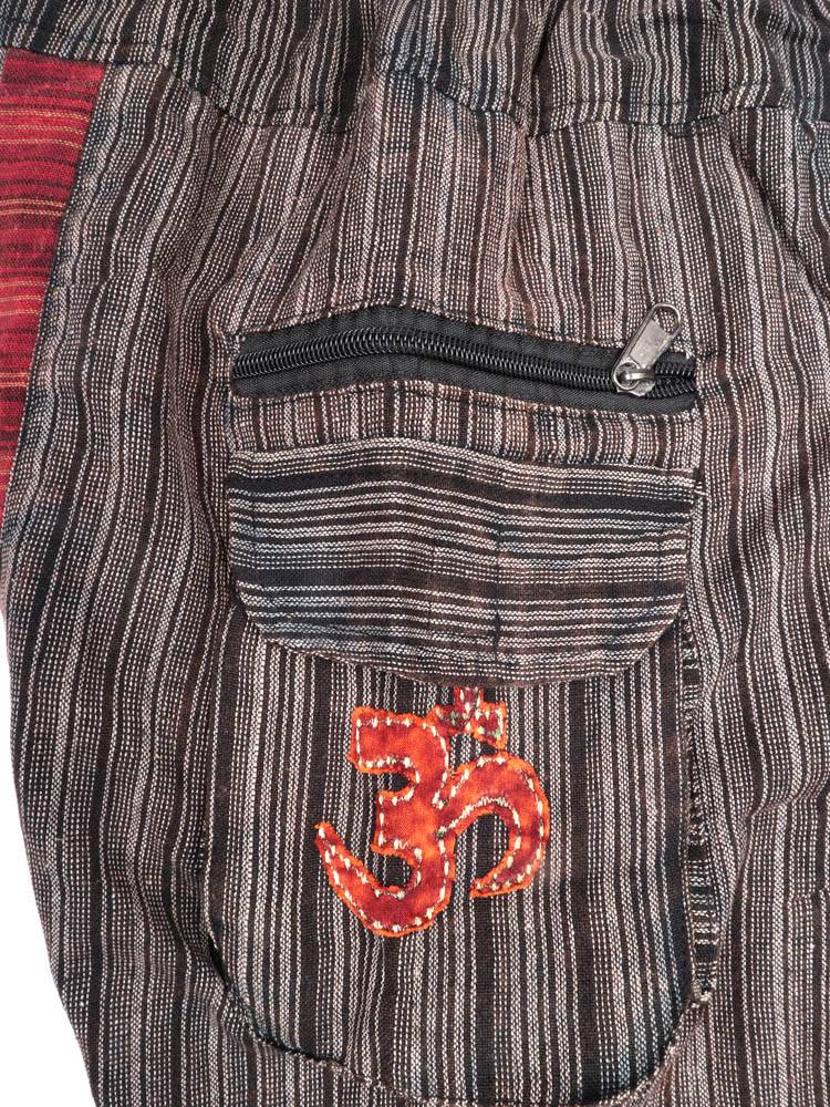 Pantalón Corto Patchwork con OM PAHC57