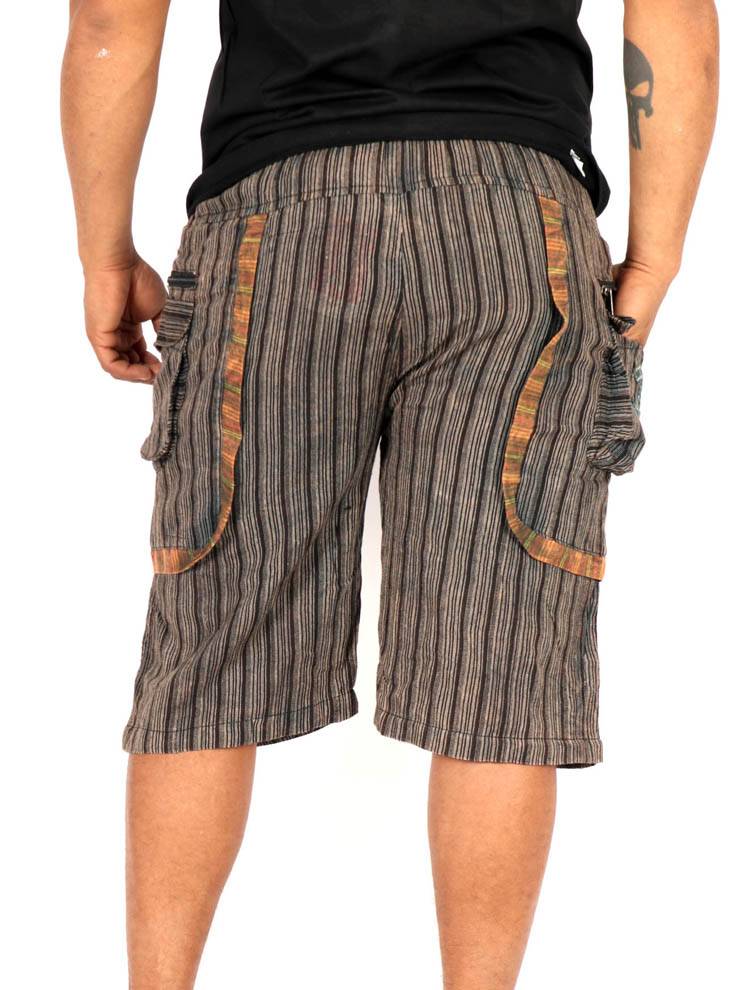 Pantalón Corto Patchwork con OM PAHC57