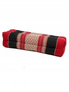 Modelo: Rojo Almohadas y Colchonetas de Kapoc Tailandia - Cojín almohada rectangular ALMO07 - Modelo Rojo