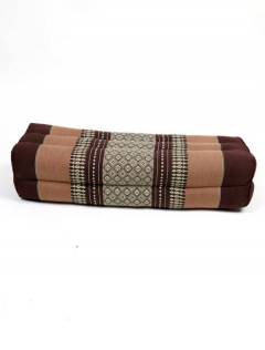 Modelo: MarrÓn Almohadas y Colchonetas de Kapoc Tailandia - Cojín almohada rectangular ALMO07 - Modelo MarrÓn