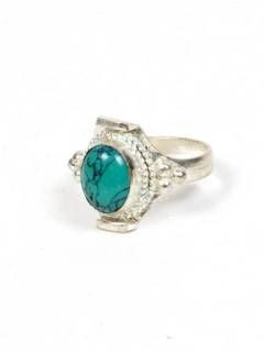 Anillo Tibetano Turquesa, para comprar al por mayor o detalle.[ANAT02]