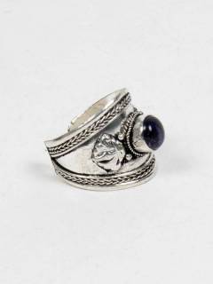 Detalle no seleccionable para compra Bisutería Tibetana - Anillo realizado en metal ANAT04.