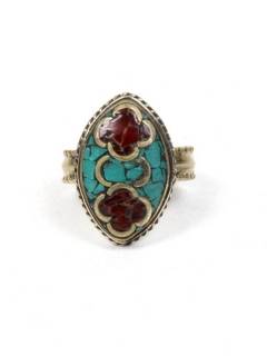 Modelo: M227 Bisutería Tibetana - Anillo realizado en metal ANAT05 - Modelo M227