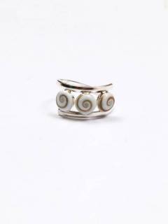 Detalle no seleccionable para compra Ojo de Shiva - Plata - Anillo fabricado en plata ANOJ02.