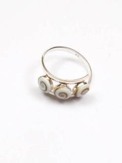 Detalle no seleccionable para compra Ojo de Shiva - Plata - Anillo fabricado en plata ANOJ02.
