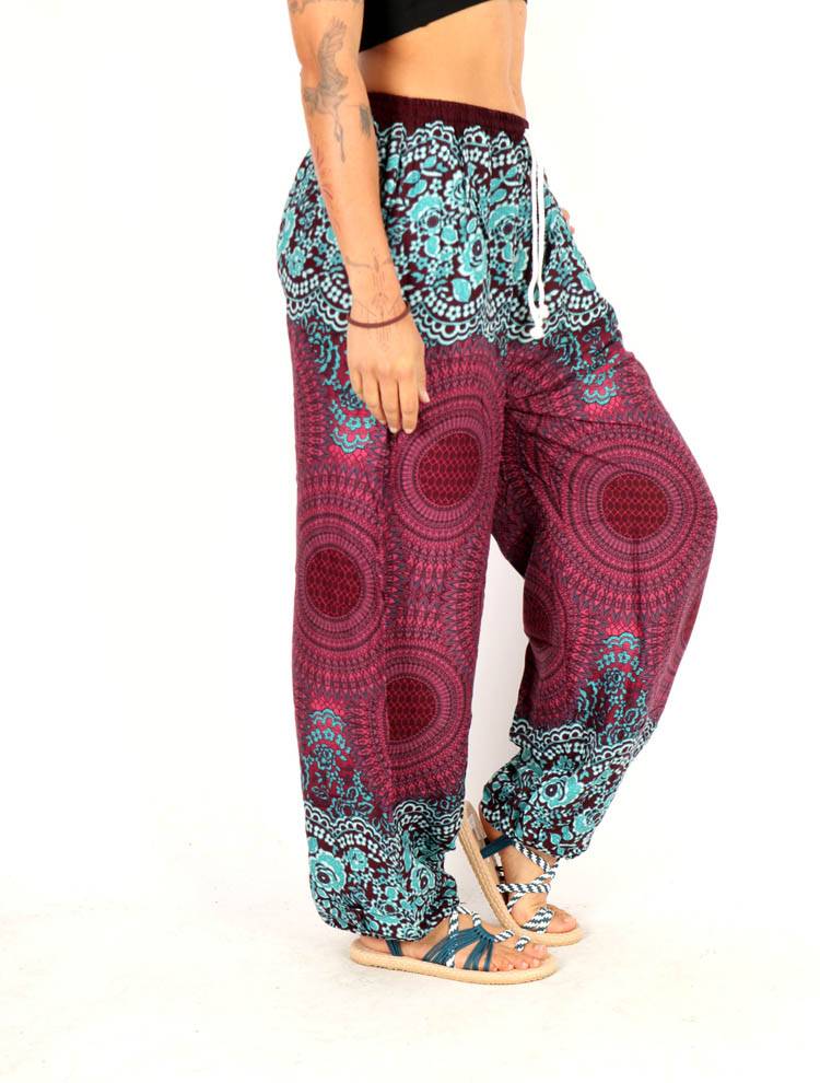 Pantalón fluido de mandalas con alma bohemia PAPA02