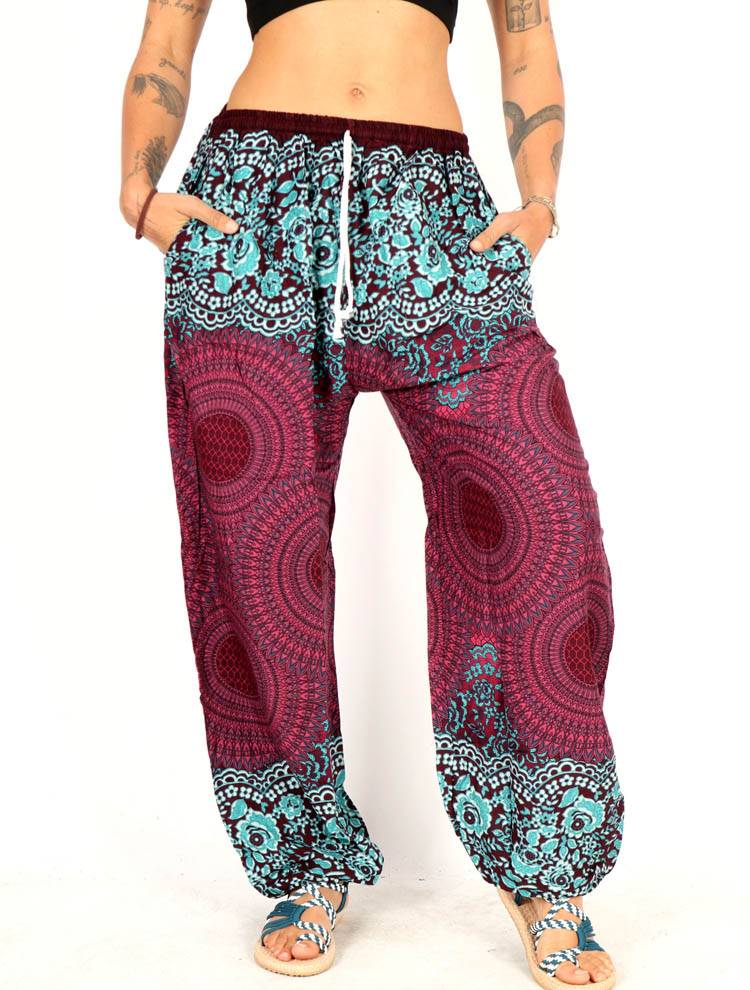Pantalón fluido de mandalas con alma bohemia PAPA02