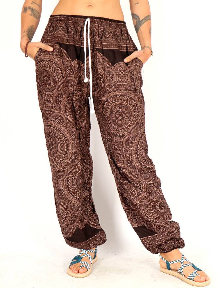 Pantalón de rayón con mandalas que fluyen contigo PAPA22