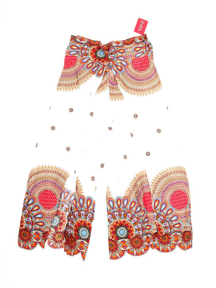 Pantalón Hippie Pierna cruzada PAPI04 color Blanco