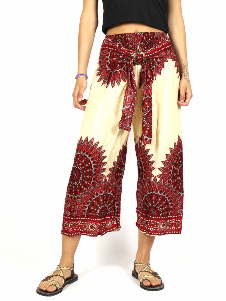 Pantalón Hippie con hebilla de coco [PAPI09] para comprar al por Mayor o Detalle en la categoría de Pantalones Hippie Harem