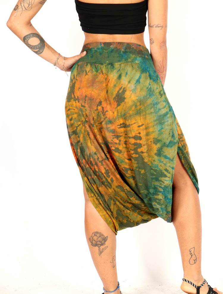 Falda pantalón tie-dye que fluye con tu esencia PAPN05