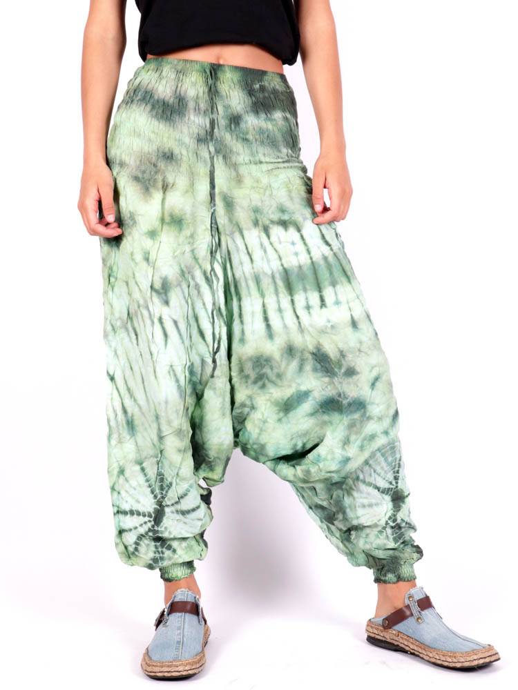 Pantalon Harem rayón Tie Dye [PAPN10] para comprar al por Mayor o Detalle en la categoría de Pantalones Hippies Yoga