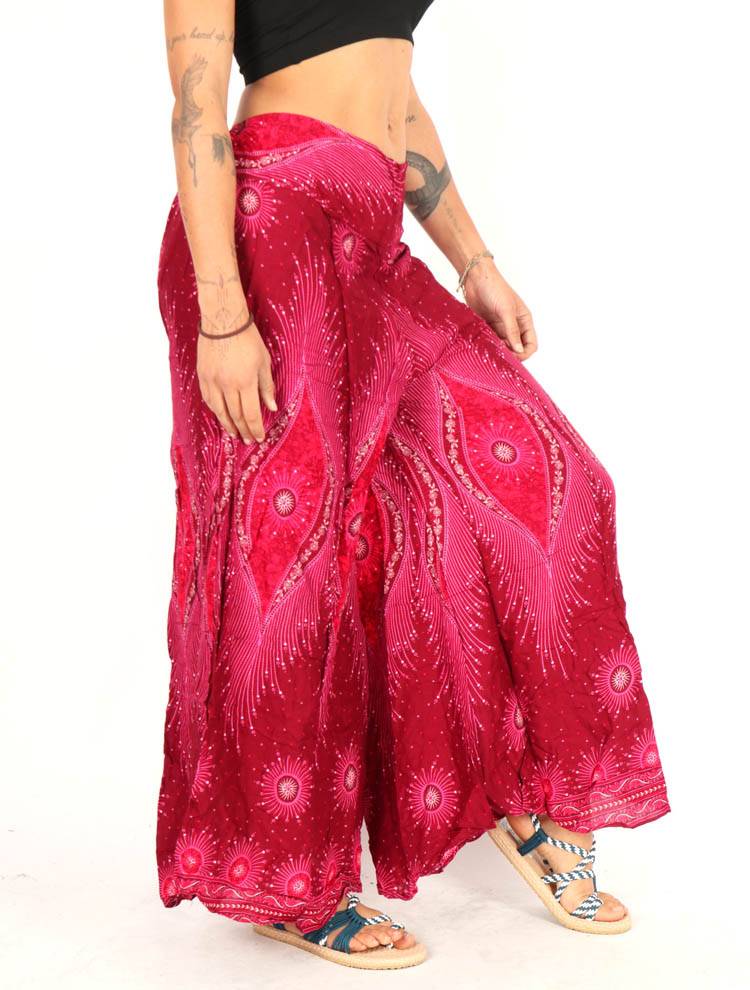 Pantalón Amplio Estampado Étnico PAPN12