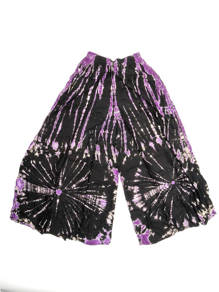 Pantalón Falda Rayón Tie Dye PAPN17 color Morado