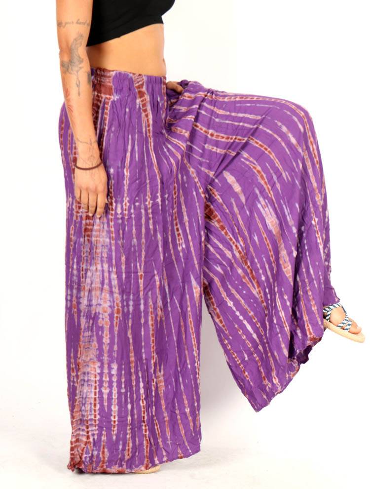 Pantalón Falda Rayón Tie Dye Vertical PAPN18