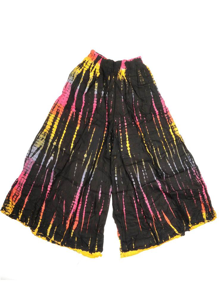 Pantalón Falda Rayón Tie Dye Vertical PAPN18 color Multicolor
