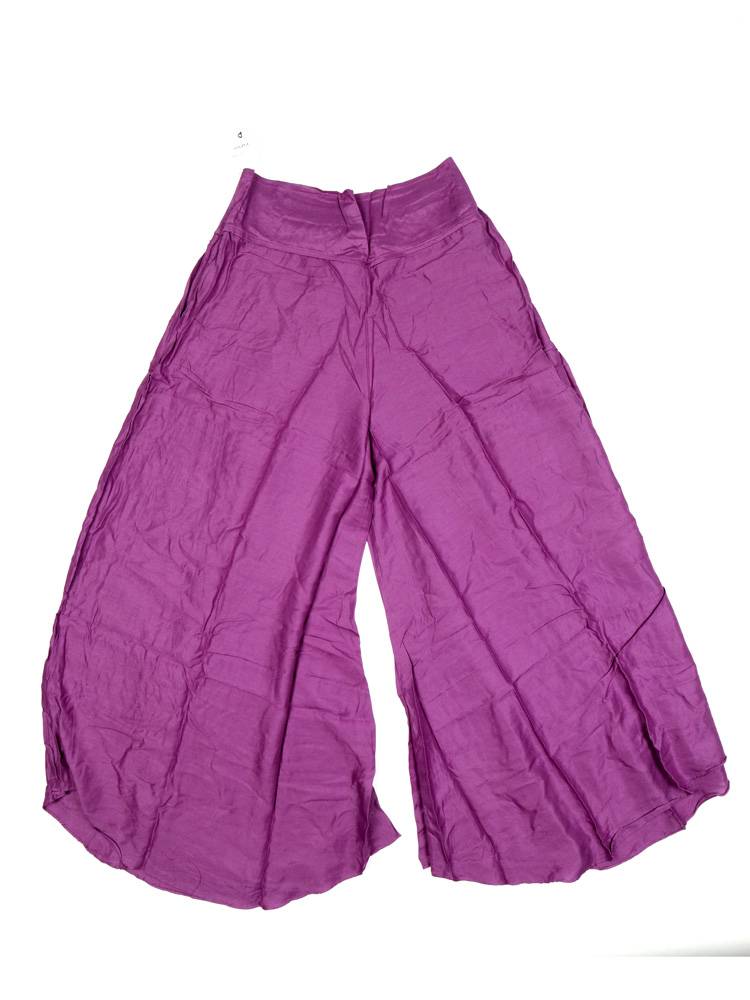 Pantalón Falda Rayón liso PAPN19P color Morado