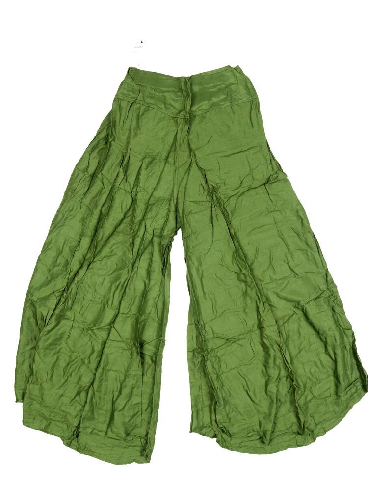 Pantalón Falda Rayón liso PAPN19P color Verde