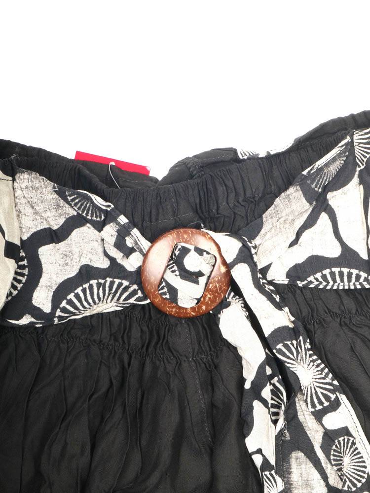 Pantalón fluido con hebilla de coco, alma libre PAPN20
