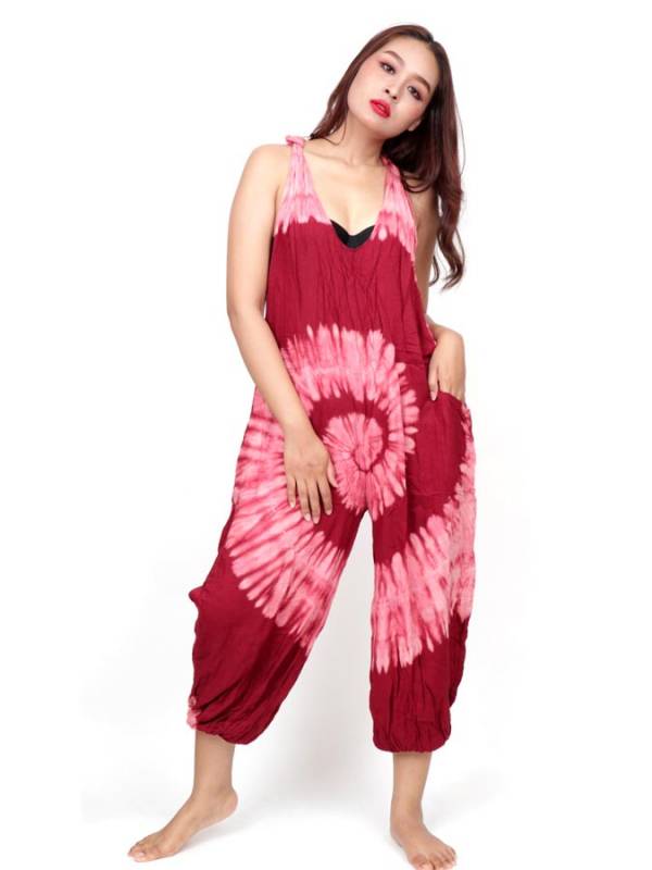 Mono Largo Tie dye espiral [PATO01] para comprar al por Mayor o Detalle en la categoría de Monos Petos y Vestidos largos