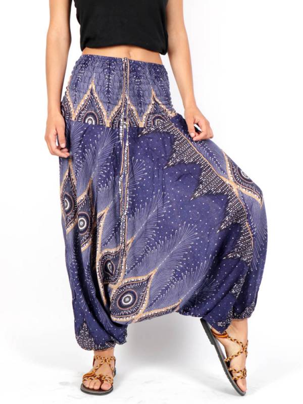 Pantalon Jean Aladino Mujer ▷ Pantalón Aladin Estampado Etnico