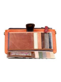 Detalle no seleccionable para compra Bolsos de Cuero - Cartera billetera con múltiples BIVN01.