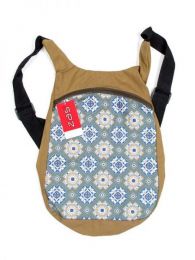 Modelo: 1725 Mochila de loneta pegada Mod 1725