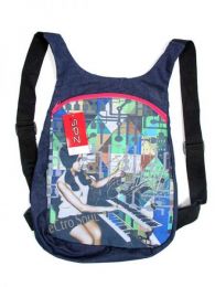 Modelo: 1728 Mochila de loneta pegada Mod 1728