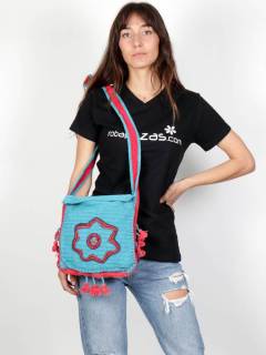Modelo: Azul Bolsos y Mochilas - Bolso realizado en Ganchillo BOHC26 - Modelo Azul