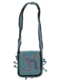 Bolso Hippie de Ganchillo Om [BOHC27]. Bolsos y Mochilas para comprar al por mayor o detalle  en la categoría de Complementos y Accesorios Hippies  Alternativos  | ZAS.