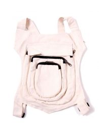 Modelo: Crudo Bolsos y Mochilas - Mochila multibolsillos con BOHC28 - Modelo Crudo