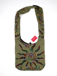 Bolso Bandolera Grande con Sol Bordado BOKA03 para comprar al por mayor o detalle  en la categoría de Complementos y Accesorios Hippies  Alternativos  | ZAS.