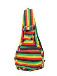 Model: Rasta Hippies Bags and Backpacks - Striped folding backpack BOKA07 - Rasta Model