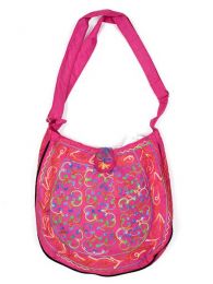 Modelo: Rosa Outlet de Bolsos y Otros artículos hippies - Bolso de piel de melocotón BOKA11 - Modelo Rosa