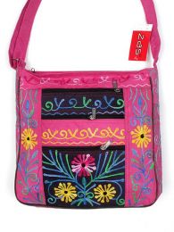 Modelo: Rosa Outlet de Bolsos y Otros artículos hippies - Bolso de piel de melocotón BOKA12 - Modelo Rosa