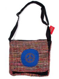 Modelo: Negro paz Outlet Complementos - Bolso de piel de seda reciclada BOKA13 - Modelo Negro paz