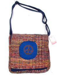 Modelo: Azul paz Outlet Complementos - Bolso de piel de seda reciclada BOKA13 - Modelo Azul paz