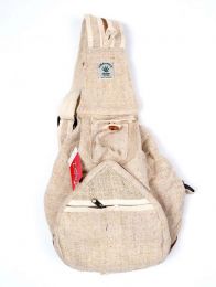 Mochila Bandolera de Cáñamo Plegable BOKA14 para comprar al por mayor o detalle  en la categoría de Complementos y Accesorios Hippies  Alternativos  | ZAS.