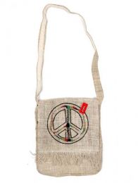 Cáñamo Hemp - Bolso hippie de flecos fabricado BOKA16B.